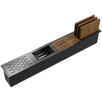 Cистема кухонного хранения OMOIKIRI DRY-01-GM Вороненная сталь