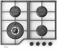 Газовая варочная панель MIDEA MG697TGW