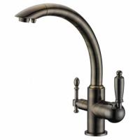 Смеситель KAISER Vincent под фильтр cостаренная бронза