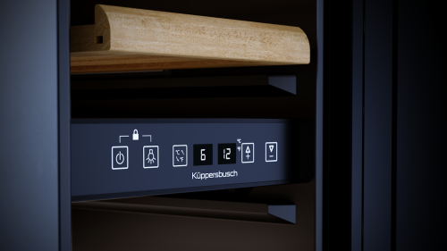 Встраиваемый винный шкаф KUPPERSBUSCH FWKU 1531.0 S