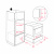 Стеклянный фасад TEKA WHITE MARBLE