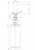 Дозатор PAULMARK DECUS D004-GM-M Дозатор PAULMARK DECUS D004-GM-M