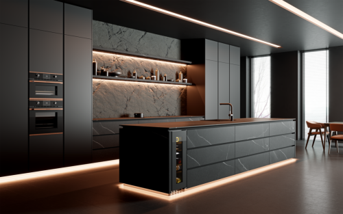 Встраиваемый винный шкаф KUPPERSBUSCH FWKU 1531.0 S