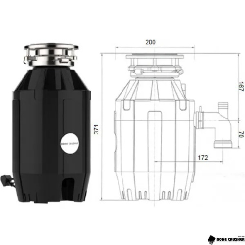 Измельчитель пищевых отходов BONECRUSHER BC 910