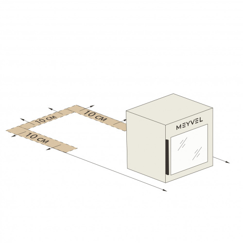 Винный шкаф MEYVEL MV06-TBF1-NEXT