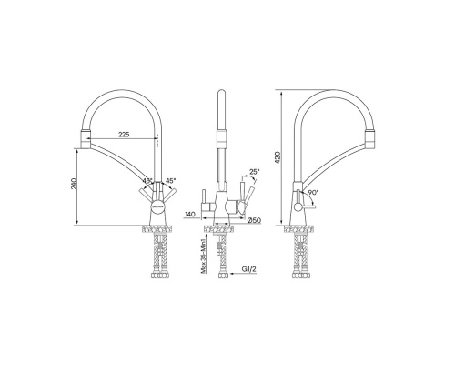 Смеситель PAULMARK SIEGEN Si213111-WH