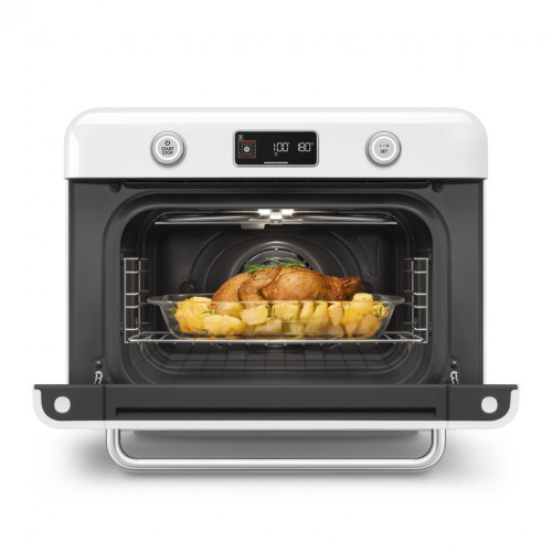 Мини печь с паром SMEG COF01WHEU